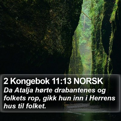2 Kongebok 11:13 NORSK Bible Verse Image