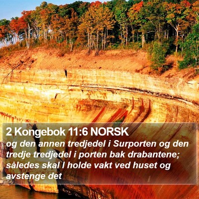 2 Kongebok 11:6 NORSK Bible Verse Image