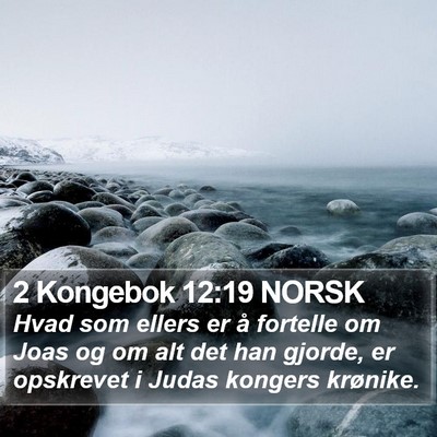2 Kongebok 12:19 NORSK Bible Verse Image