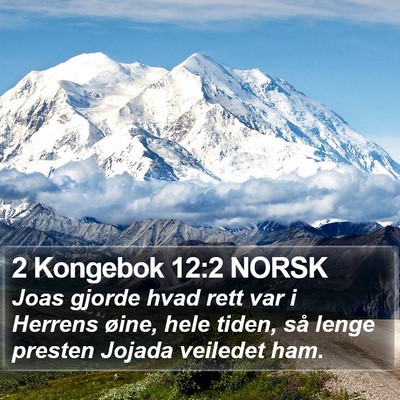 2 Kongebok 12:2 NORSK Bible Verse Image
