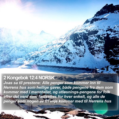 2 Kongebok 12:4 NORSK Bible Verse Image
