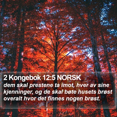 2 Kongebok 12:5 NORSK Bible Verse Image