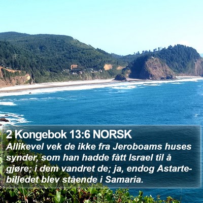2 Kongebok 13:6 NORSK Bible Verse Image