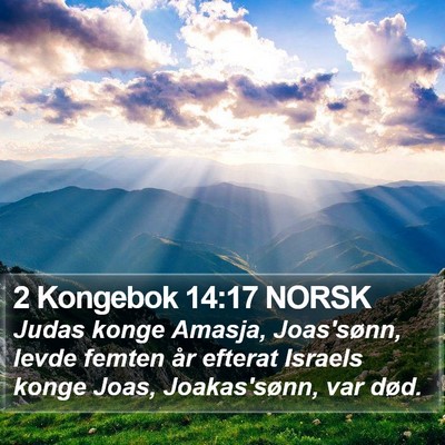 2 Kongebok 14:17 NORSK Bible Verse Image