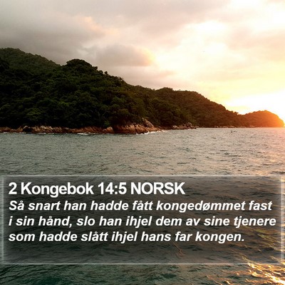 2 Kongebok 14:5 NORSK Bible Verse Image