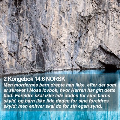 2 Kongebok 14:6 NORSK Bible Verse Image