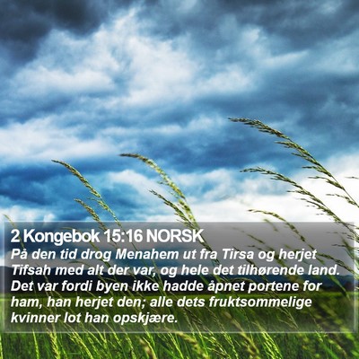 2 Kongebok 15:16 NORSK Bible Verse Image