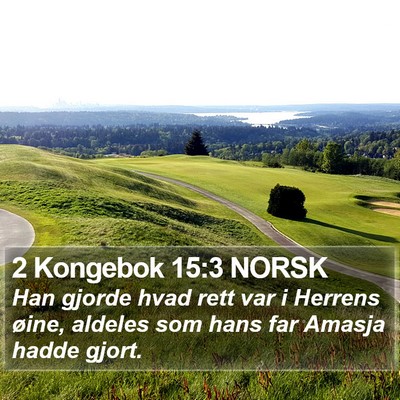2 Kongebok 15:3 NORSK Bible Verse Image