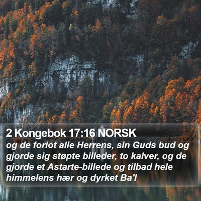 2 Kongebok 17:16 NORSK Bible Verse Image