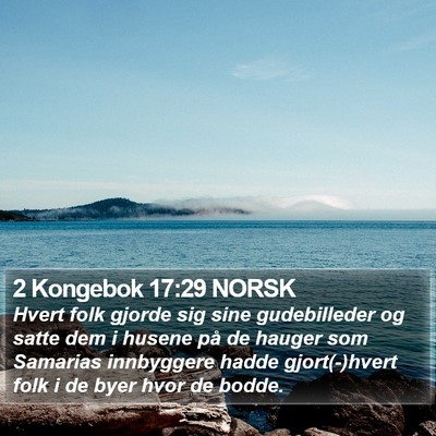 2 Kongebok 17:29 NORSK Bible Verse Image