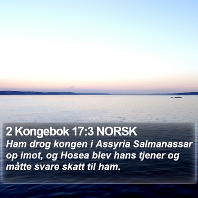 2 Kongebok 17:3 NORSK Bible Verse Image