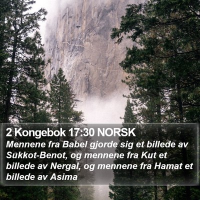 2 Kongebok 17:30 NORSK Bible Verse Image