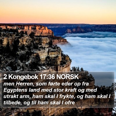 2 Kongebok 17:36 NORSK Bible Verse Image
