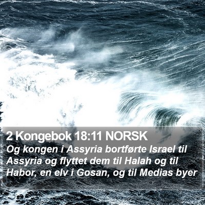 2 Kongebok 18:11 NORSK Bible Verse Image