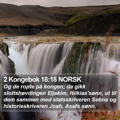 2 Kongebok 18:18 NORSK Bible Verse Image