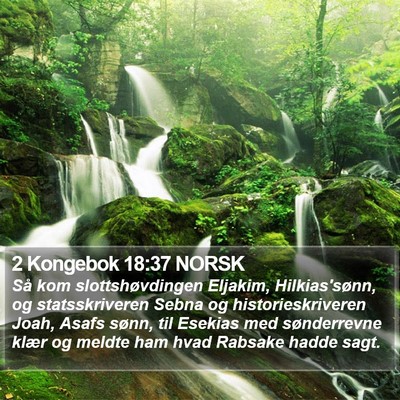 2 Kongebok 18:37 NORSK Bible Verse Image