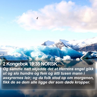 2 Kongebok 19:35 NORSK Bible Verse Image