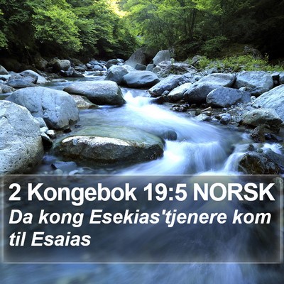 2 Kongebok 19:5 NORSK Bible Verse Image