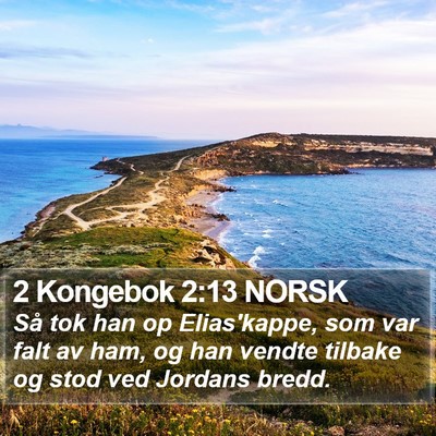2 Kongebok 2:13 NORSK Bible Verse Image