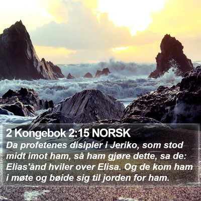 2 Kongebok 2:15 NORSK Bible Verse Image