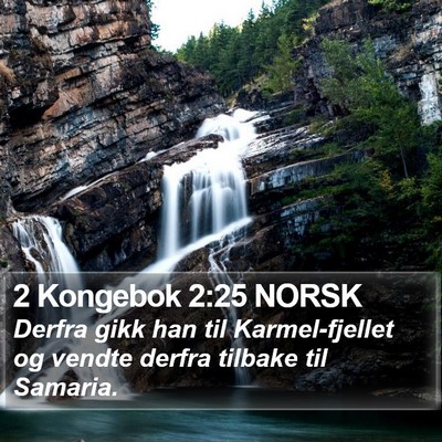 2 Kongebok 2:25 NORSK Bible Verse Image