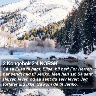 2 Kongebok 2:4 NORSK Bible Verse Image