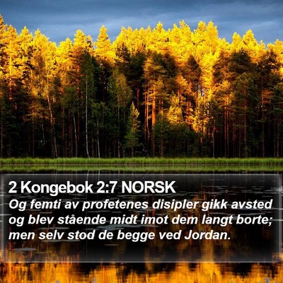 2 Kongebok 2:7 NORSK Bible Verse Image