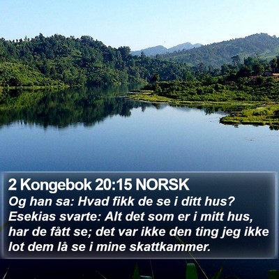 2 Kongebok 20:15 NORSK Bible Verse Image