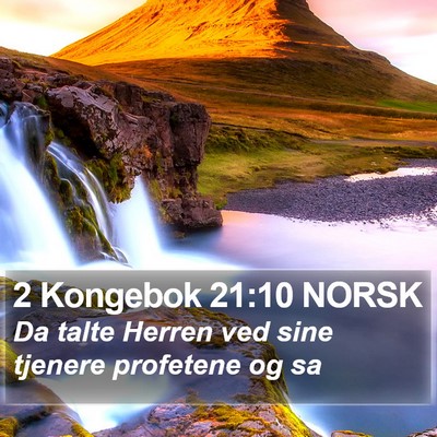 2 Kongebok 21:10 NORSK Bible Verse Image
