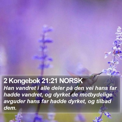 2 Kongebok 21:21 NORSK Bible Verse Image