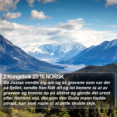 2 Kongebok 23:16 NORSK Bible Verse Image
