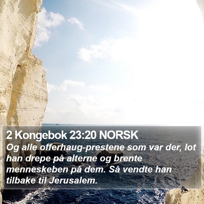 2 Kongebok 23:20 NORSK Bible Verse Image