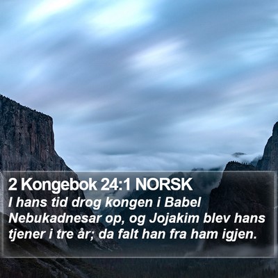 2 Kongebok 24:1 NORSK Bible Verse Image