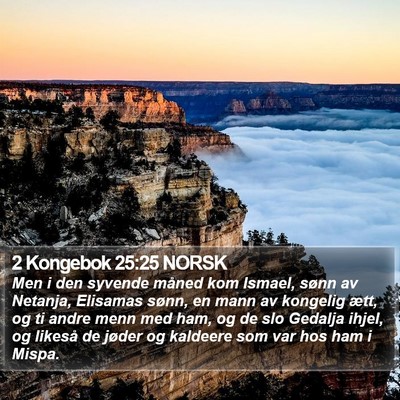 2 Kongebok 25:25 NORSK Bible Verse Image