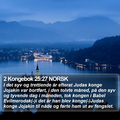 2 Kongebok 25:27 NORSK Bible Verse Image