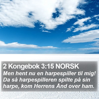 2 Kongebok 3:15 NORSK Bible Verse Image