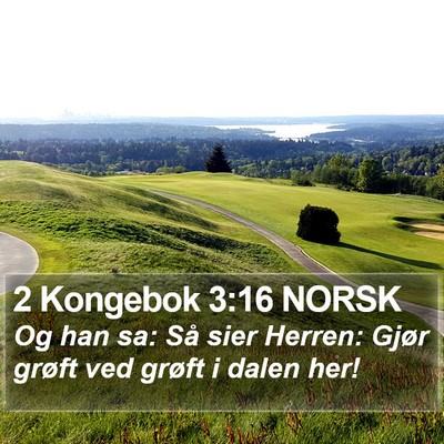 2 Kongebok 3:16 NORSK Bible Verse Image