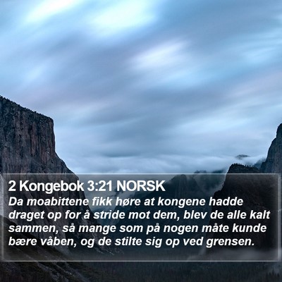 2 Kongebok 3:21 NORSK Bible Verse Image