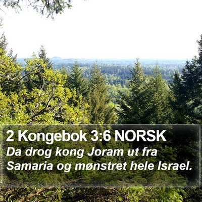2 Kongebok 3:6 NORSK Bible Verse Image