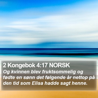2 Kongebok 4:17 NORSK Bible Verse Image