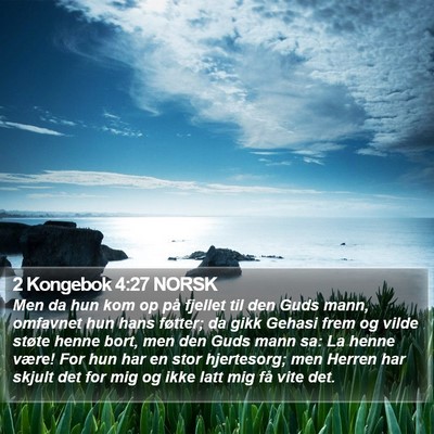 2 Kongebok 4:27 NORSK Bible Verse Image