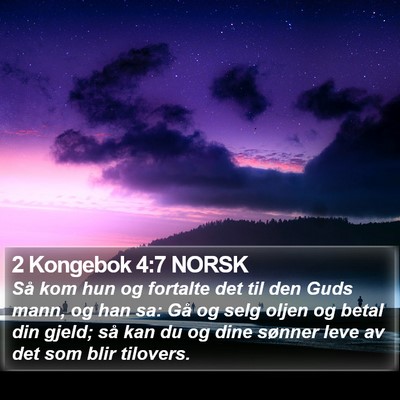 2 Kongebok 4:7 NORSK Bible Verse Image