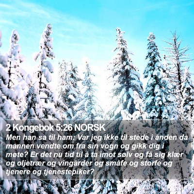 2 Kongebok 5:26 NORSK Bible Verse Image