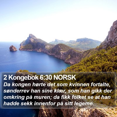 2 Kongebok 6:30 NORSK Bible Verse Image