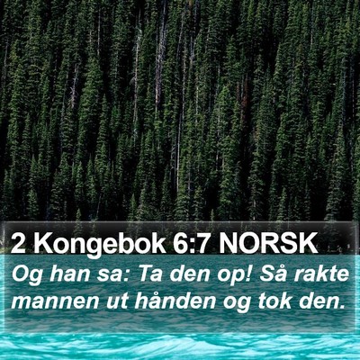 2 Kongebok 6:7 NORSK Bible Verse Image