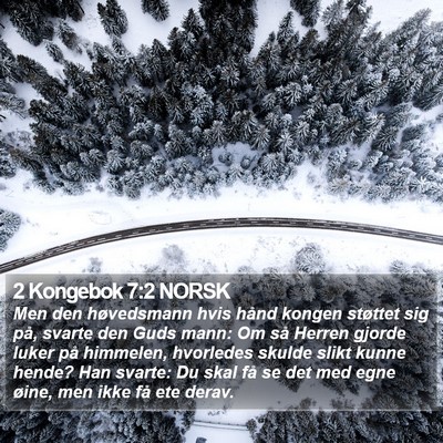 2 Kongebok 7:2 NORSK Bible Verse Image