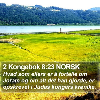 2 Kongebok 8:23 NORSK Bible Verse Image