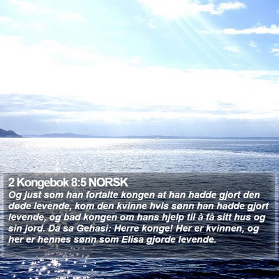 2 Kongebok 8:5 NORSK Bible Verse Image