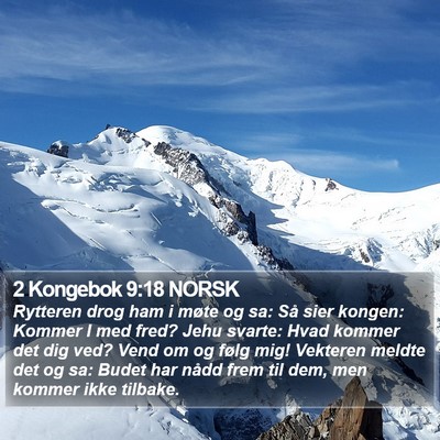 2 Kongebok 9:18 NORSK Bible Verse Image