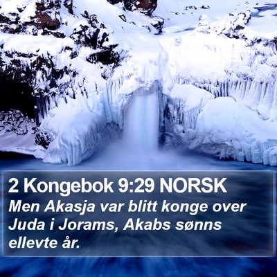 2 Kongebok 9:29 NORSK Bible Verse Image